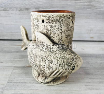 картинка Аромалампа акула 11 см, керамика от магазина Восточные сувениры