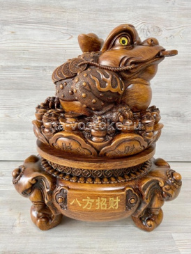 картинка Лягушка трехпалая 31*32*40 см, полиризн от магазина Восточные сувениры