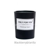 Свеча ароматическая черная смородина с ванилью, 5,2*6,2 см