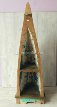 картинка Лодка стеллаж 121*30*28 см, дерево тик  от магазина Восточные сувениры