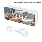 Настольные электронные часы 15*7*3,5 см , на батарейках и 220 V