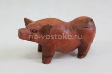 Сувенир Свинья 12*7  см дерево суар