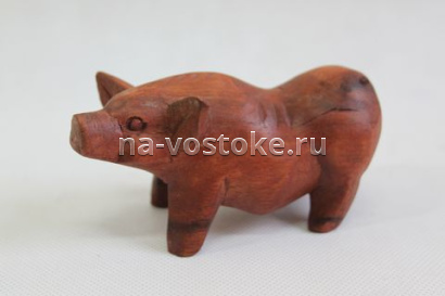 картинка Сувенир Свинья 12*7  см дерево суар от магазина Восточные сувениры