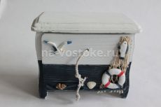 Комод-шкатулка морской 22*11*17 см дерево