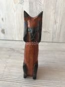 Кошка 16 см, дерево суар