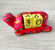 Календарь настольный "Черепаха" 13х5см.