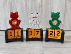 Календарь малый  12*7 см дерево албезия