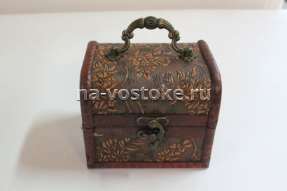картинка Шкатулка 12*10*9,5 см дерево  от магазина Восточные сувениры