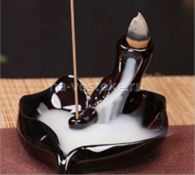 Подставка  под стелющиеся благовония 7 см, керамика