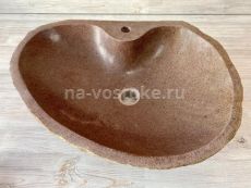 Раковина из речного камня