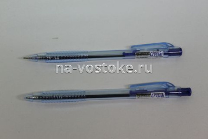 картинка Ручка синяя шариковая автомат 0,7 мм. пластик  от магазина Восточные сувениры